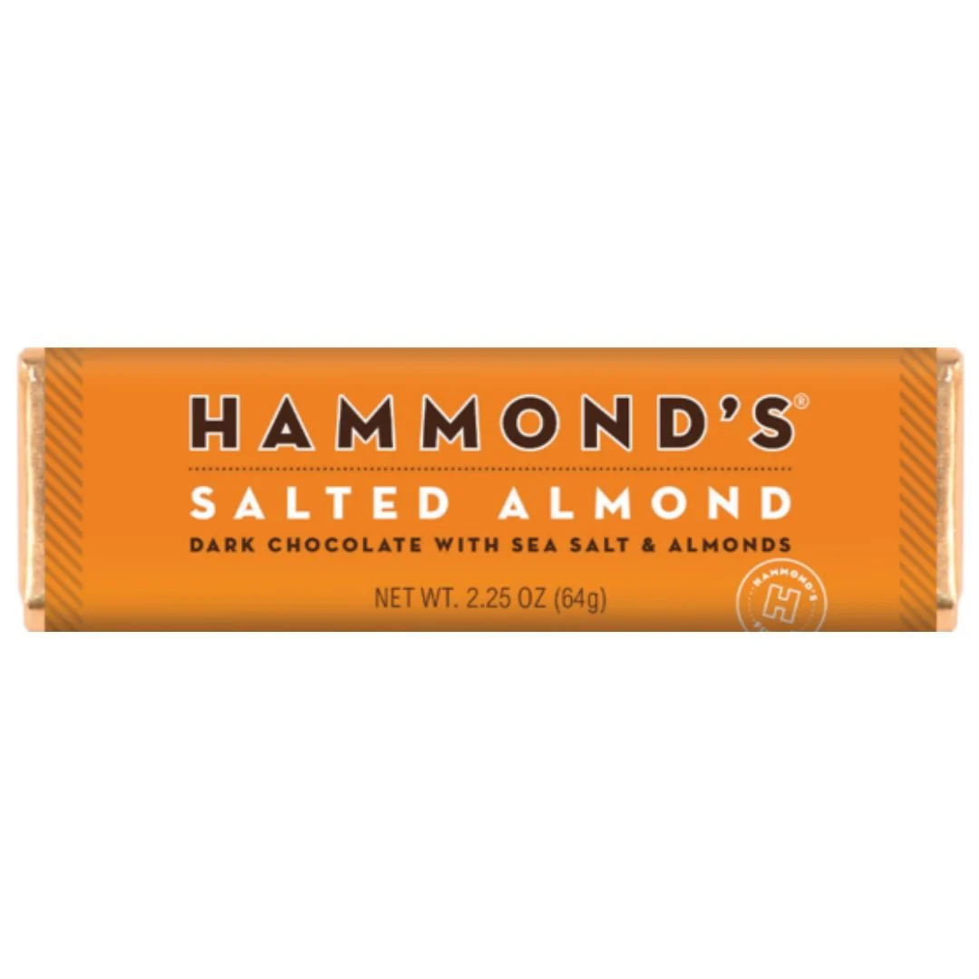 Chocolate Bar 2.25oz / Salted Almond Chocolate