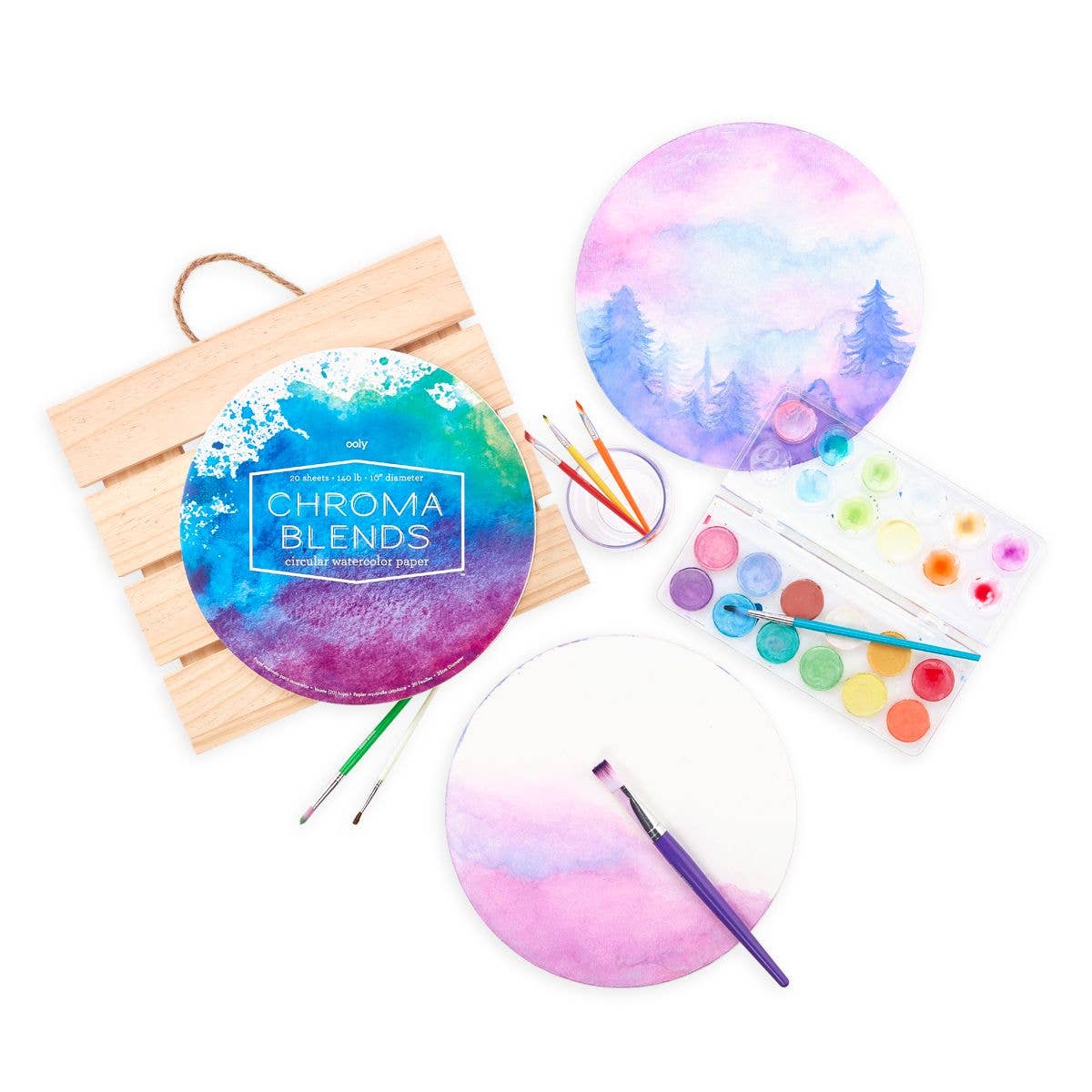Chroma Blends Circular Watercolor Paper Pad - Image 3