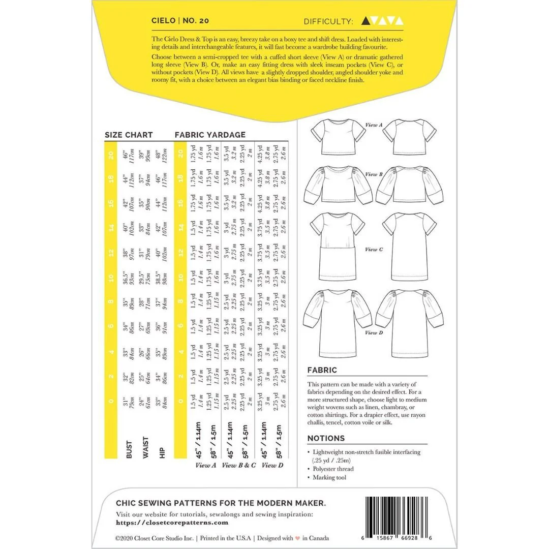 Cielo Top & Dress / Printed Pattern - Image 2