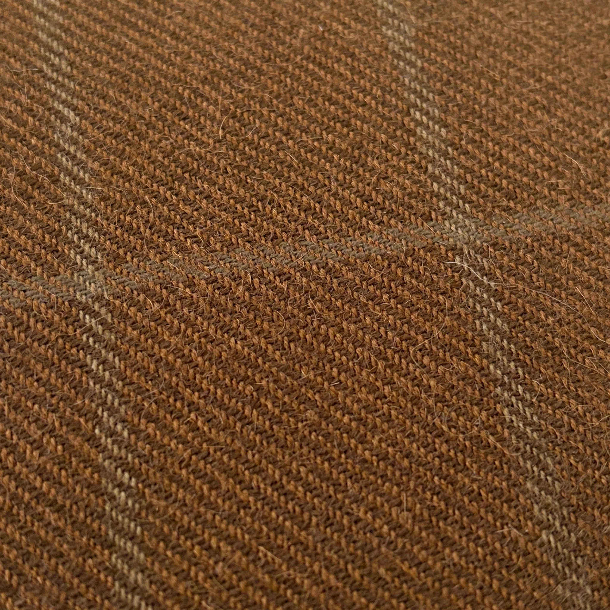 Cinnamon Windowpane Wool Twill - Image 2