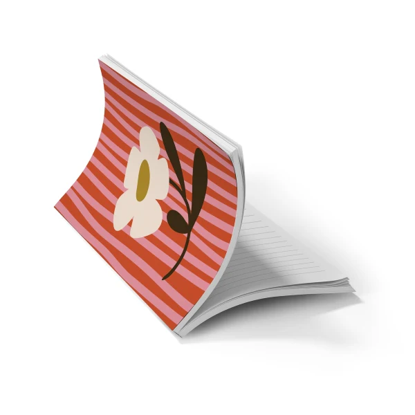 Classic Layflat Notebook / Aster Stripes - Image 3