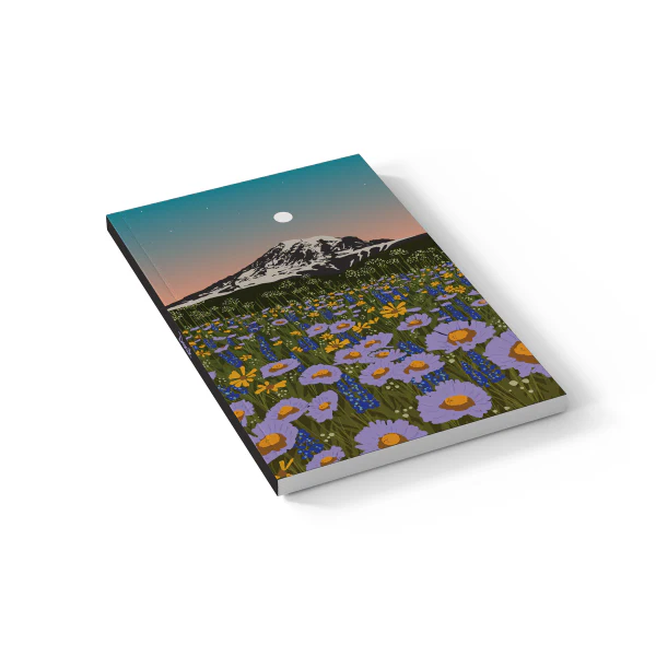 Classic Layflat Notebook / Mountain Flowers - Image 7