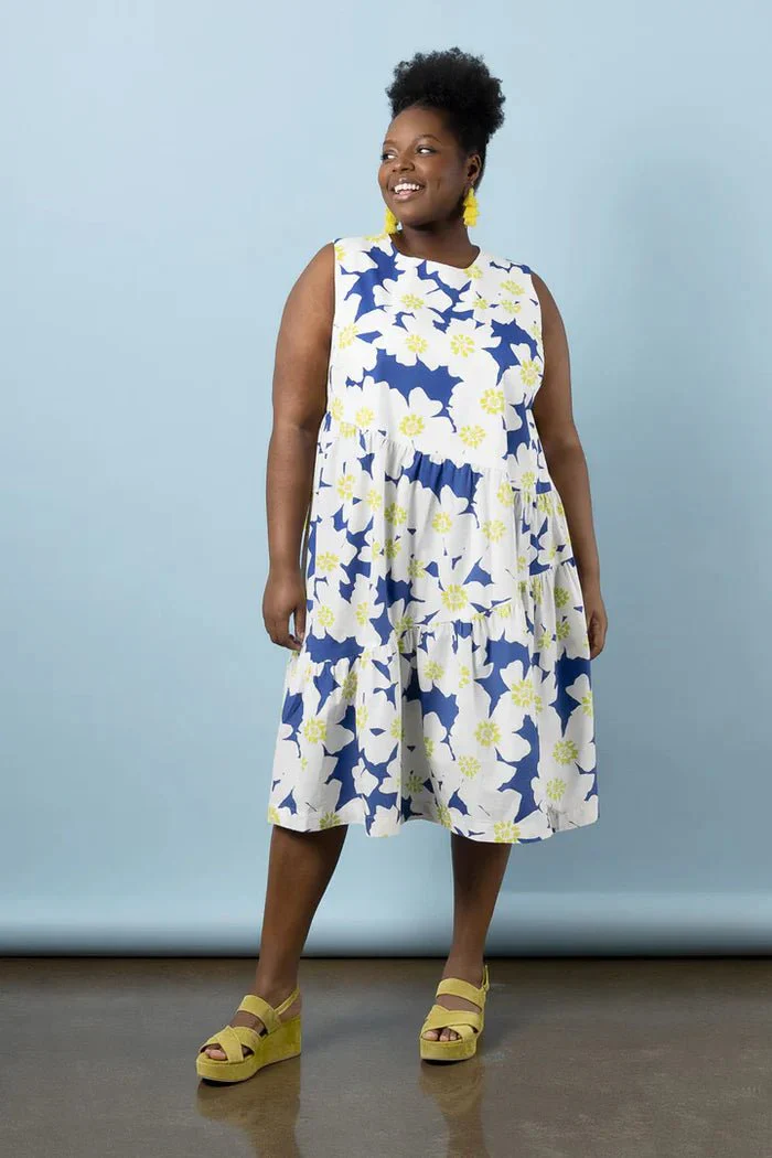Azure Dress, Top, and Skirt / Printed Pattern - Image 3