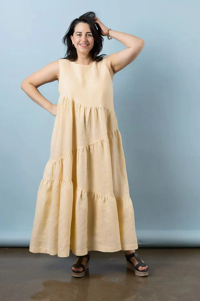 Azure Dress, Top, and Skirt / Printed Pattern - Image 4