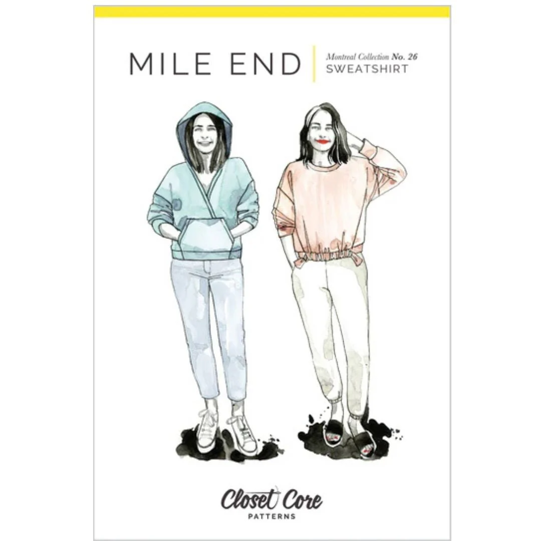 Mile End Sweatshirt / Printed Pattern