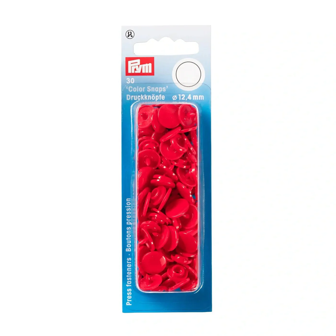 COLOR Snaps 12.4 mm / Red
