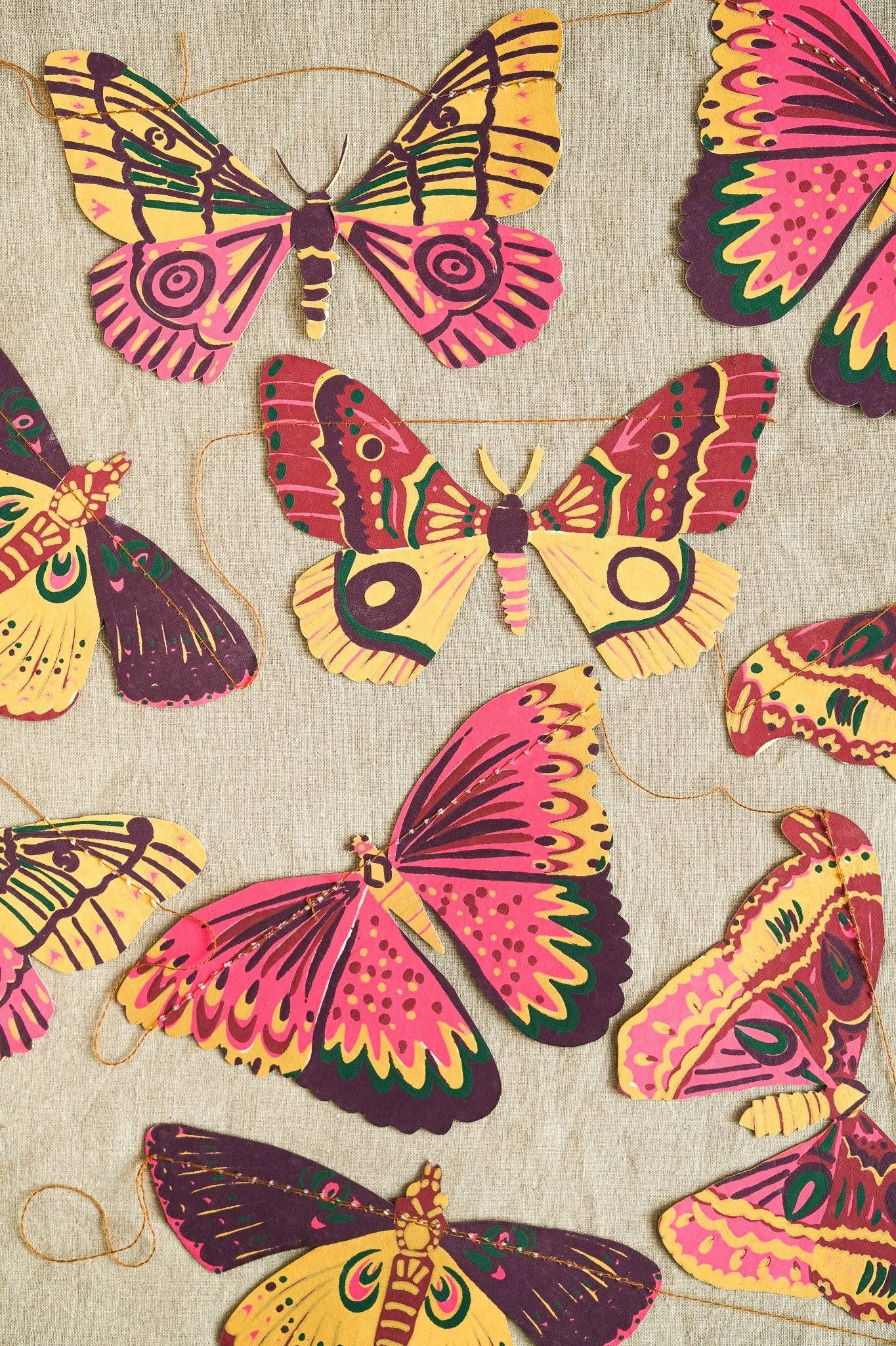 Butterflies Sewn Garland - Image 5