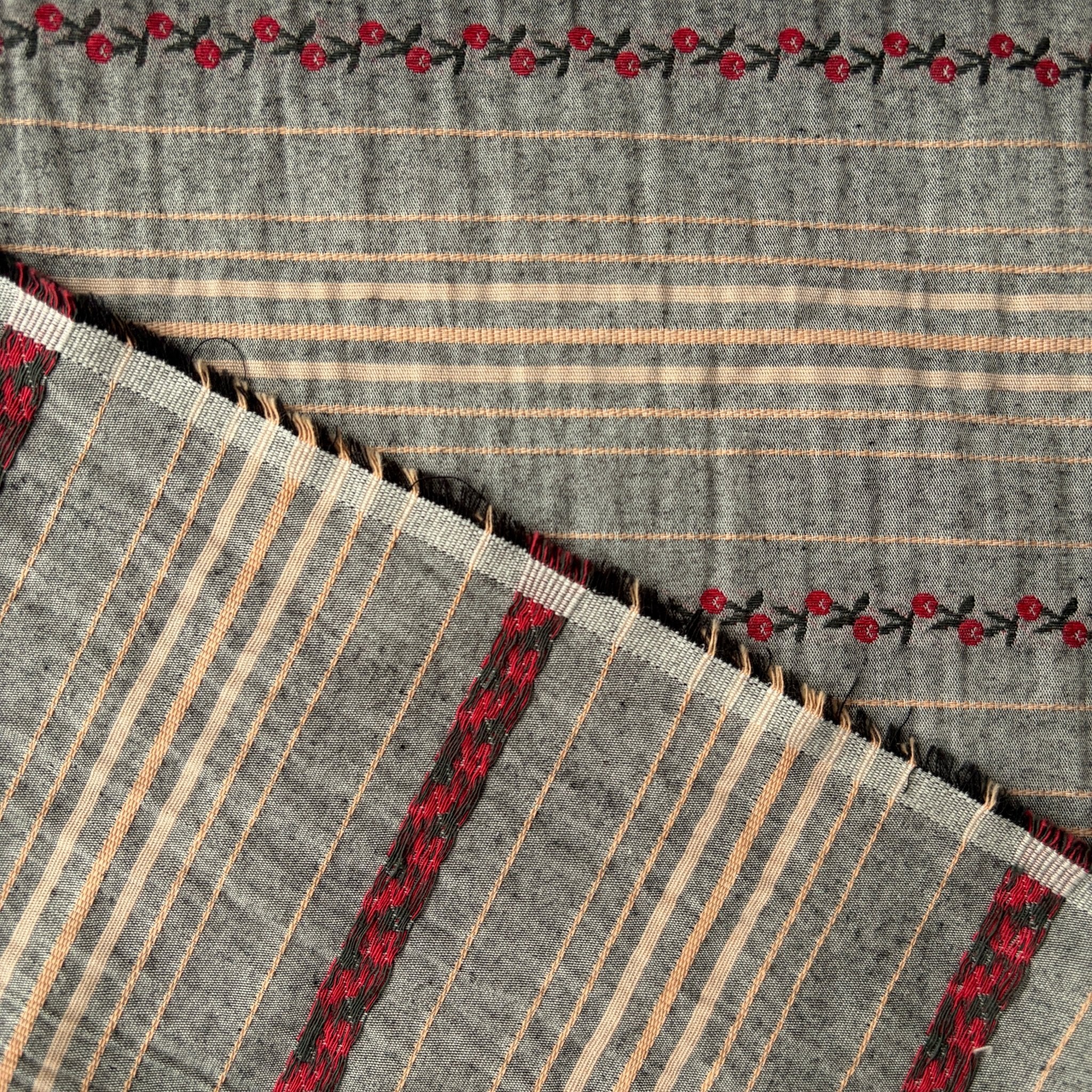 Cottage Garden Stripe / Chambray - Image 3