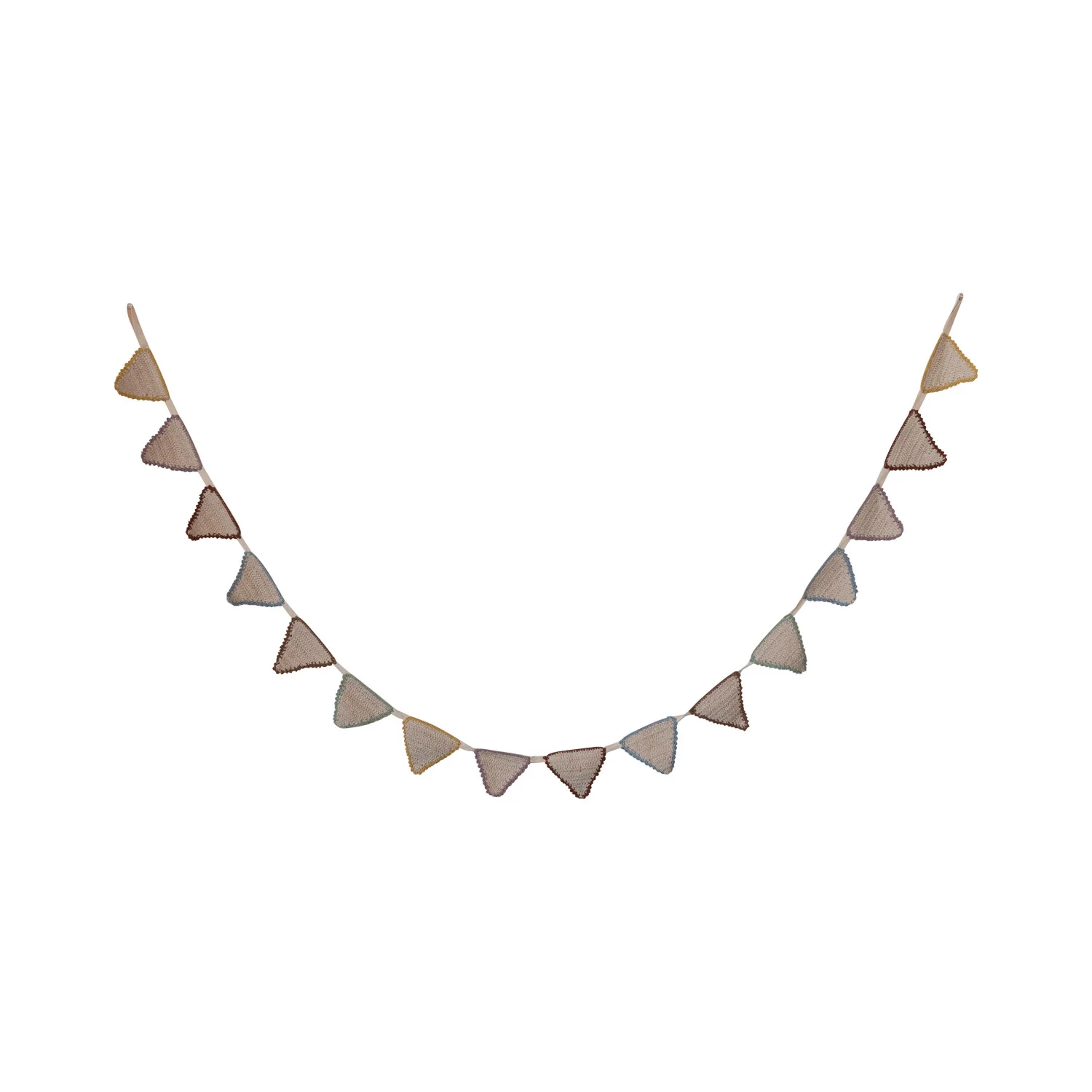 Cotton Crocheted Pennant Garland - Image 2