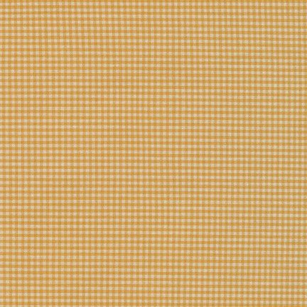 Crawford Cotton 1/16" Gingham / Mustard