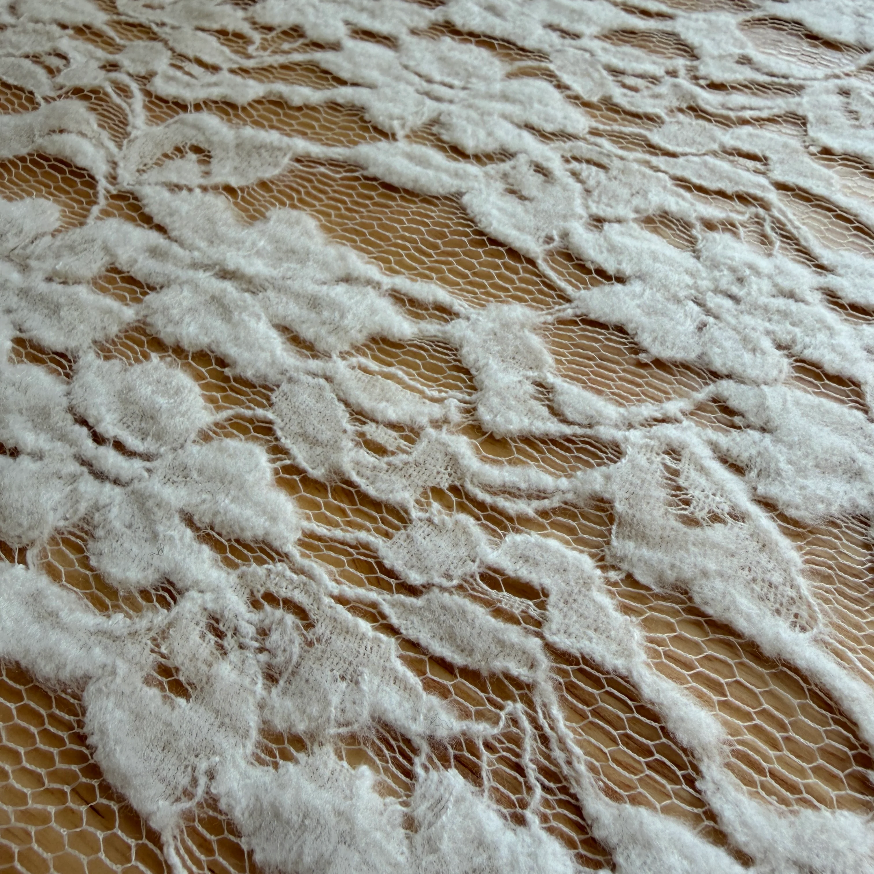 Cream Floral Lace - Image 2