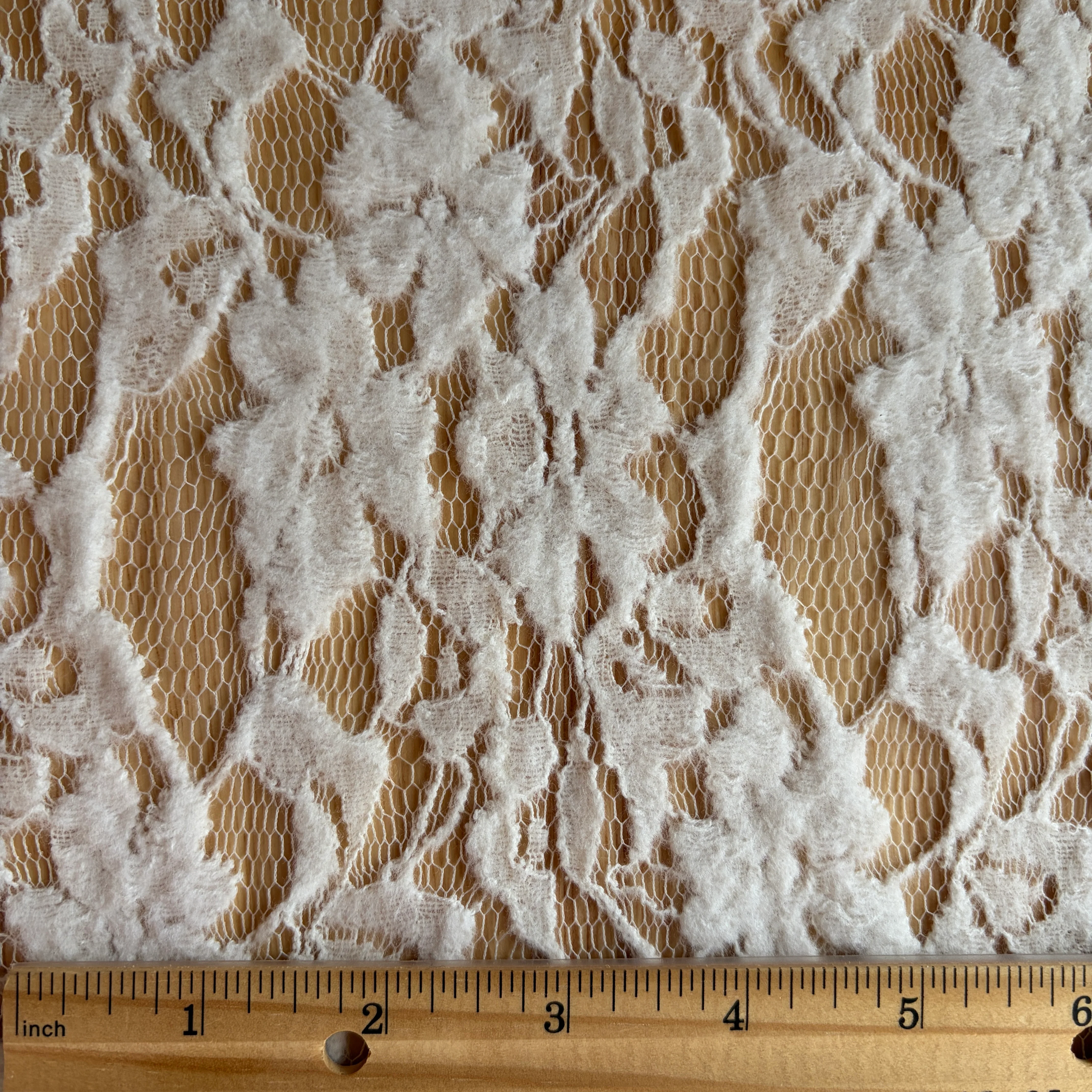 Cream Floral Lace - Image 3
