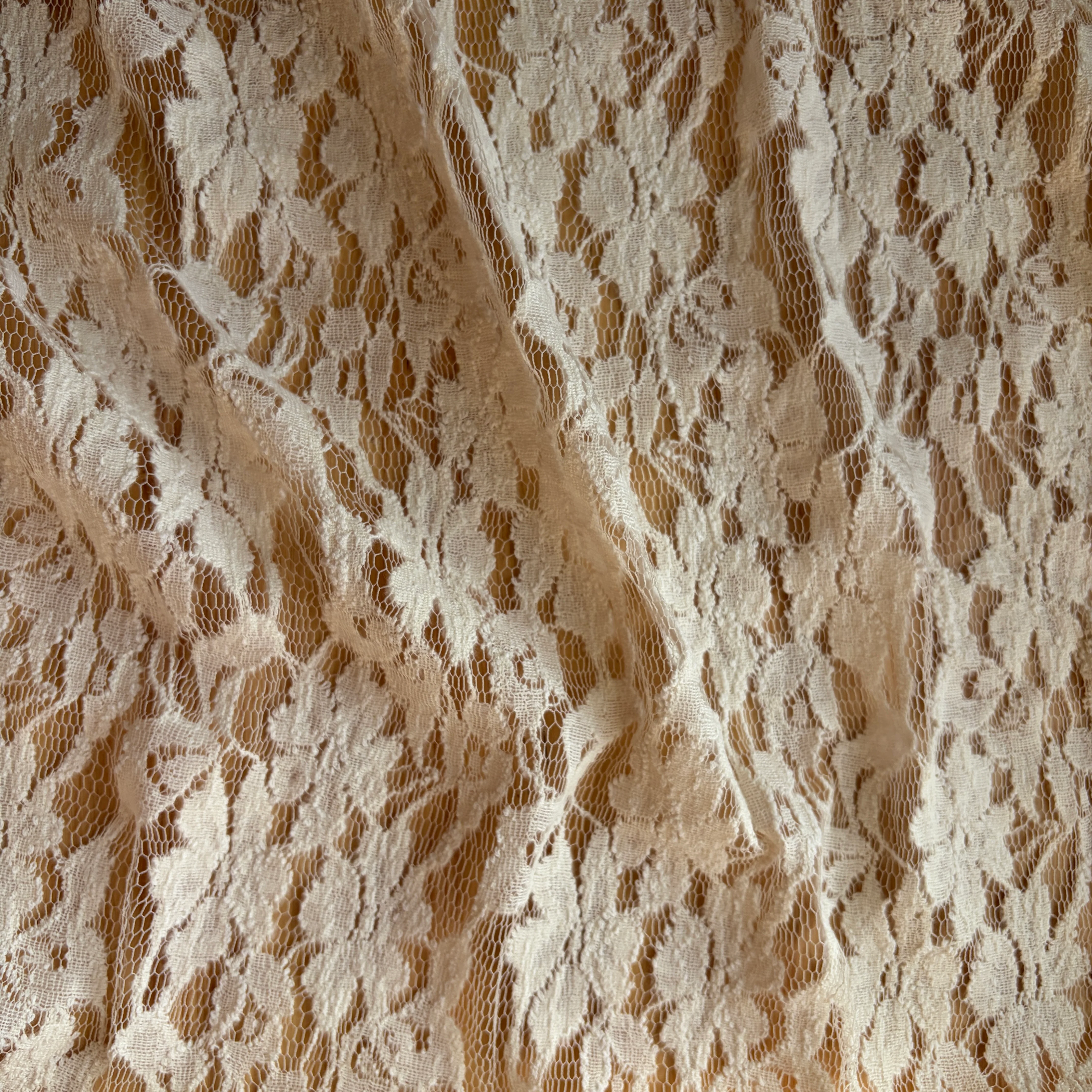 Cream Floral Lace - Image 4