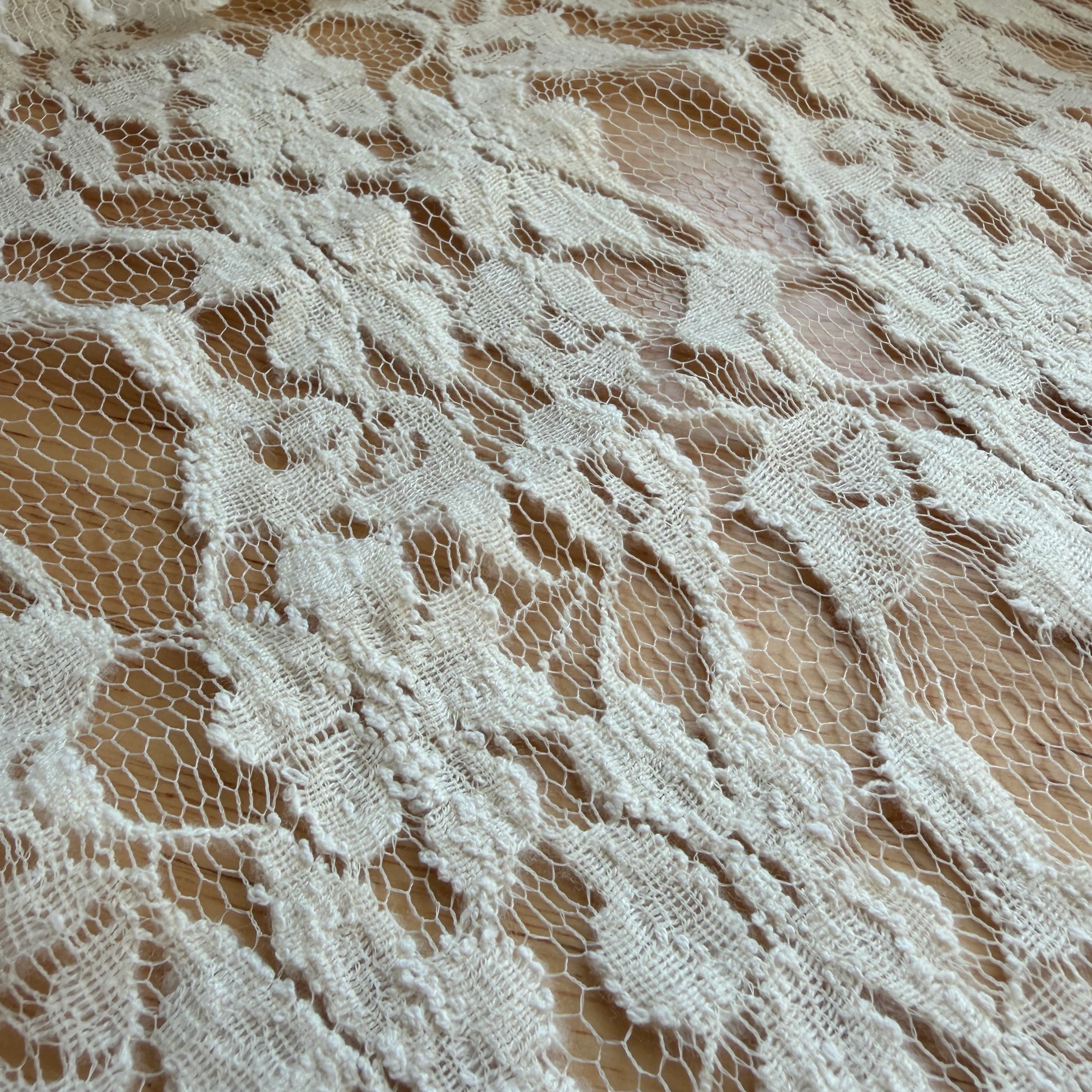 Cream Floral Lace - Image 5