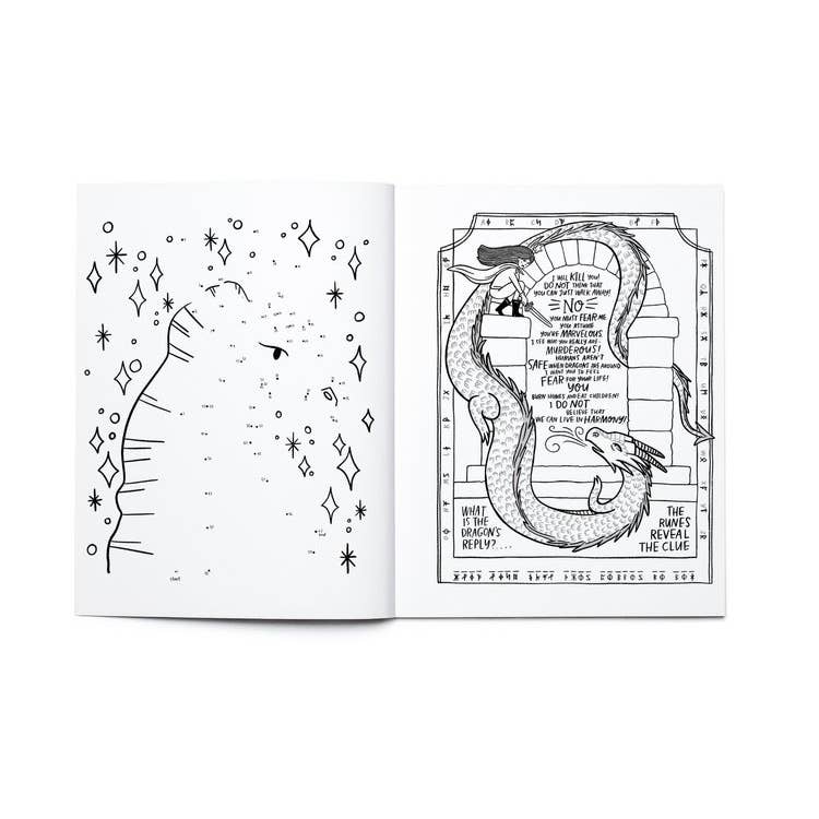 Creatures of Myth & Magic Coloring & Activity Book - Image 6