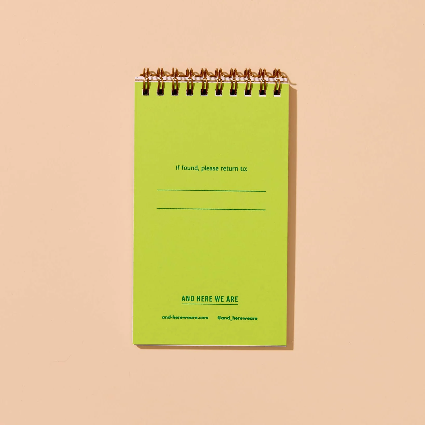 Cross Stitch Rose Letterpress Pocket-size Spiral Notebook - Image 5
