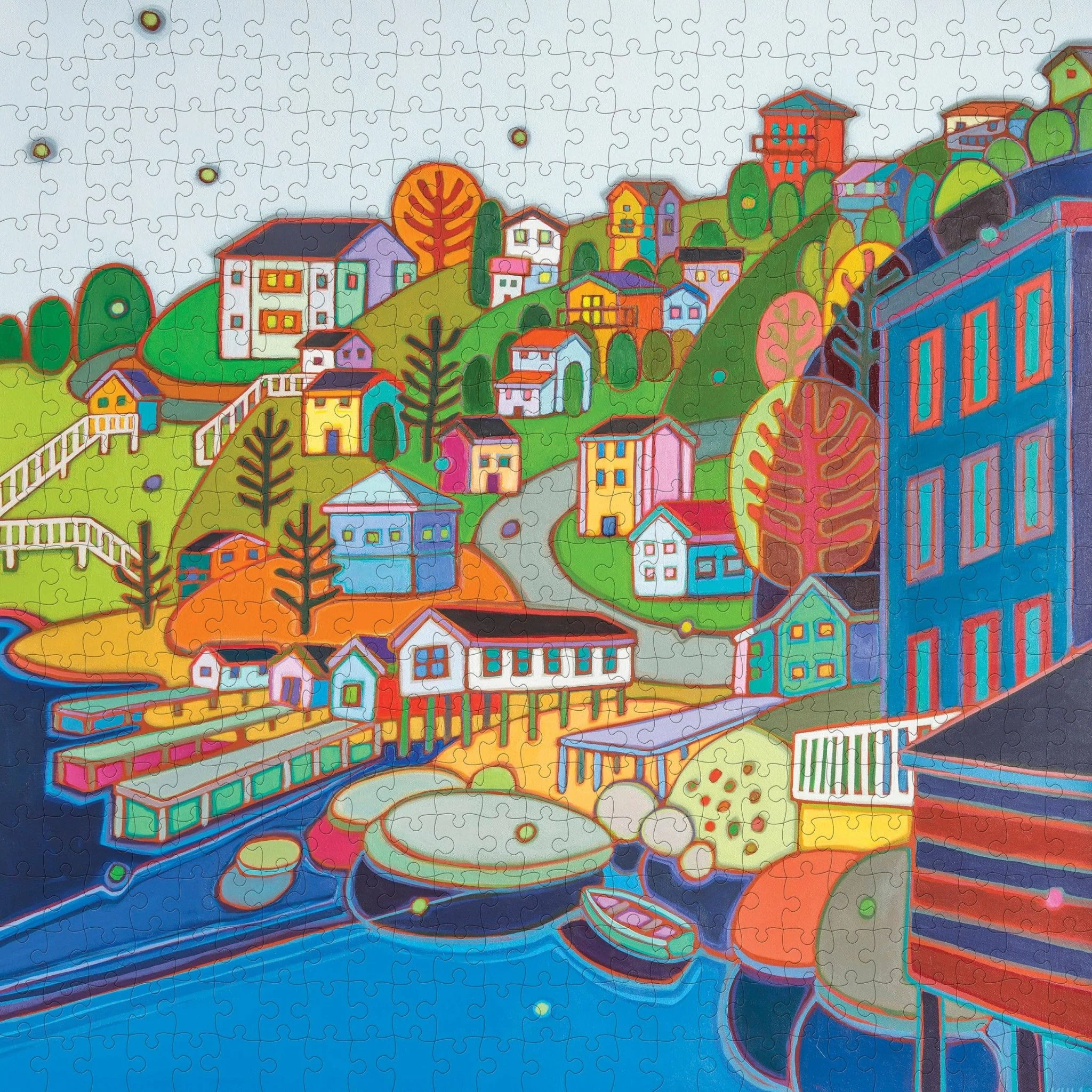 Darlene Kulig: Jelly Bean Hill 500-Piece Jigsaw Puzzle - Image 2