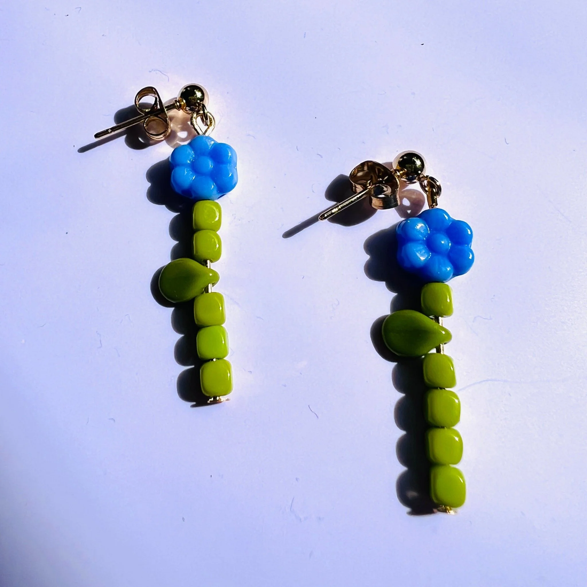 Forget-Me-Not Flower Earrings