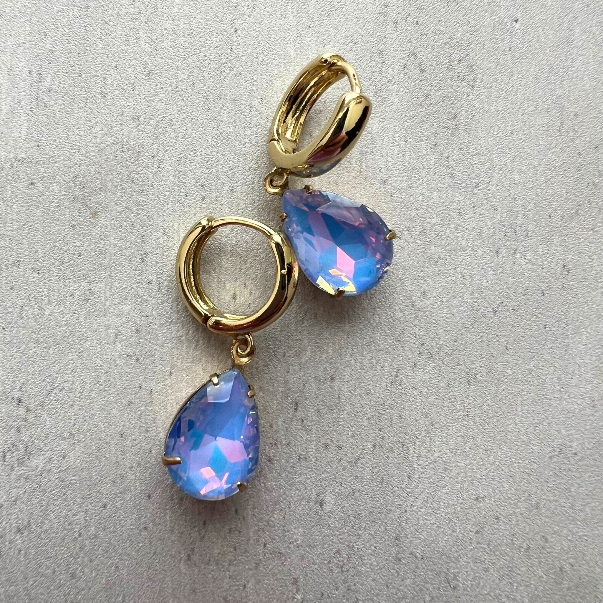 Periwinkle Sparkle Earrings - Image 2