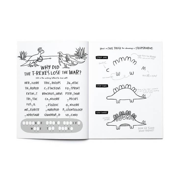 Dinosaurs Coloring & Activity Book - Image 6