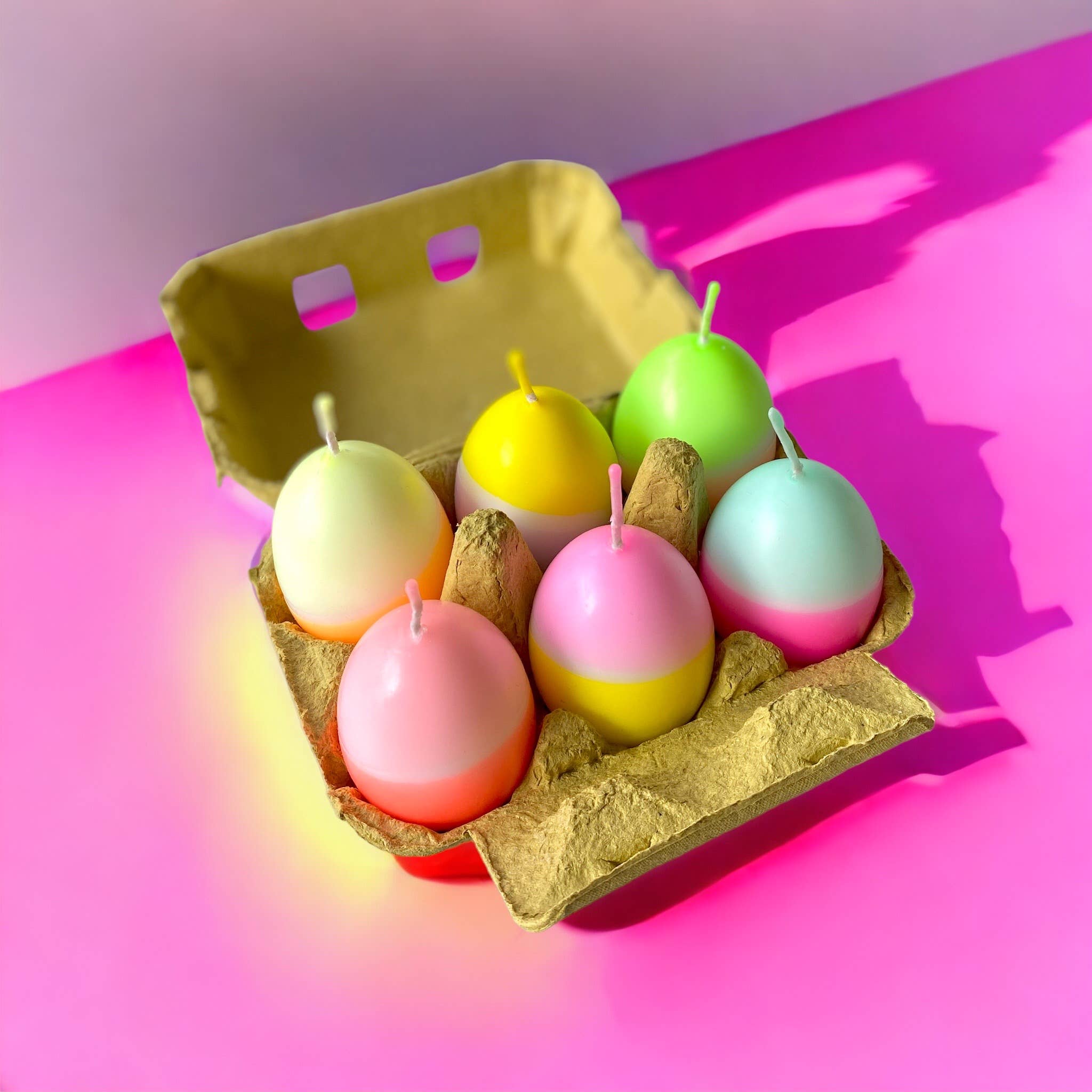 Dip Dye Eggs * Sixpack yellow