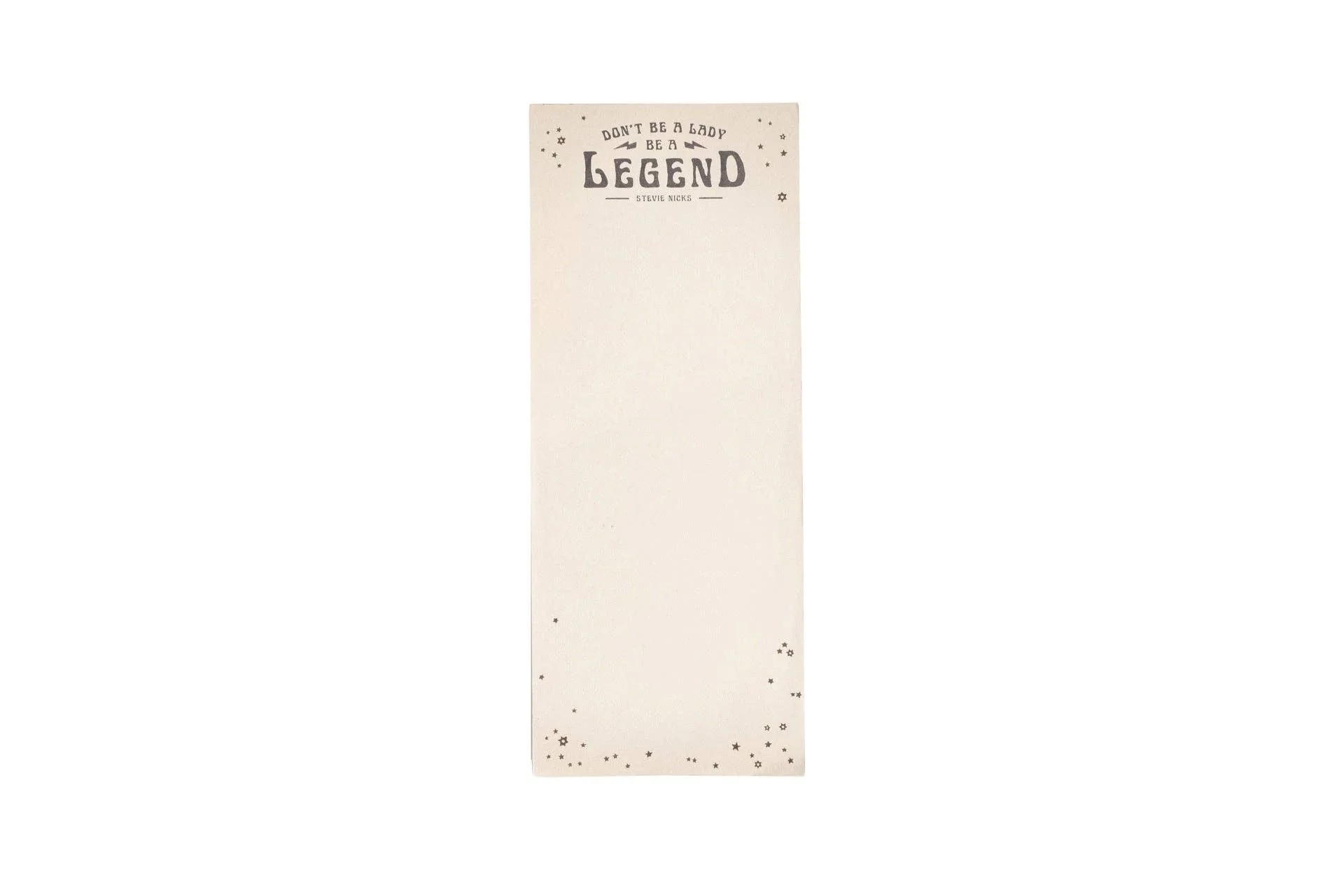 Don't Be A Lady, Be A Legend (Stevie Nicks) Skinny Notepad - Image 2