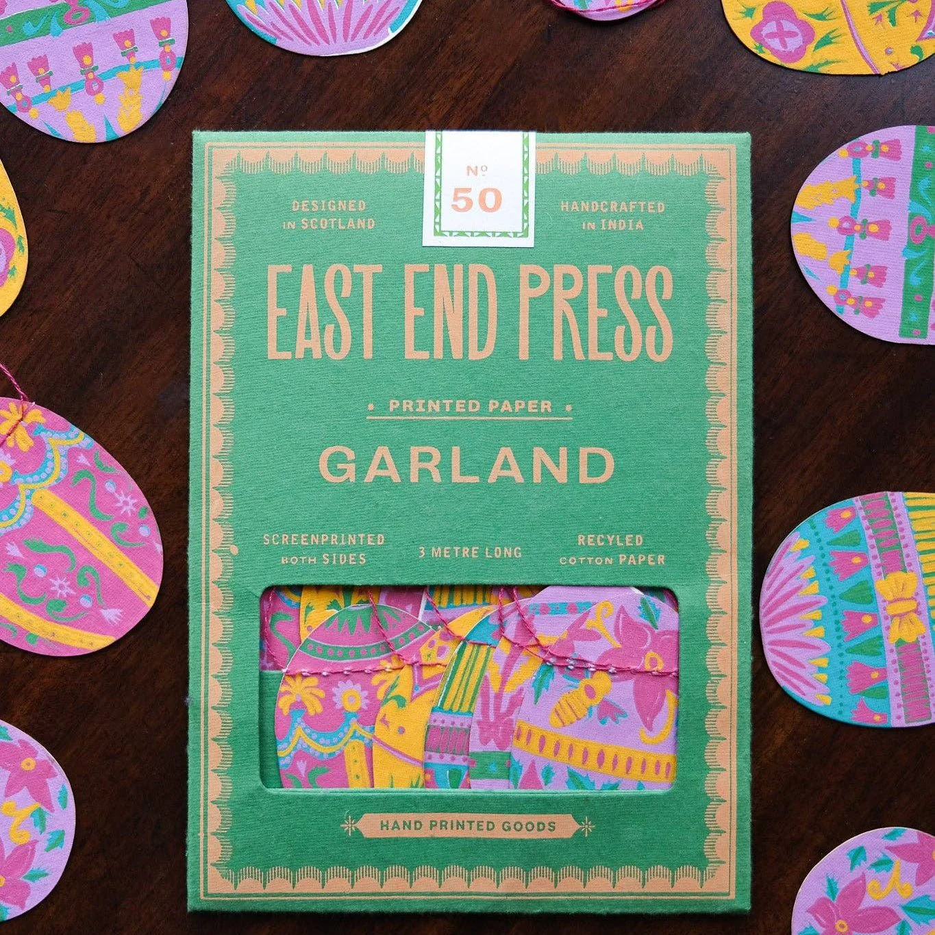 Easter Egg Sewn Garland