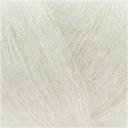 Essentials Mohair Loves Silk Glamorous Glitter / 01 Cream