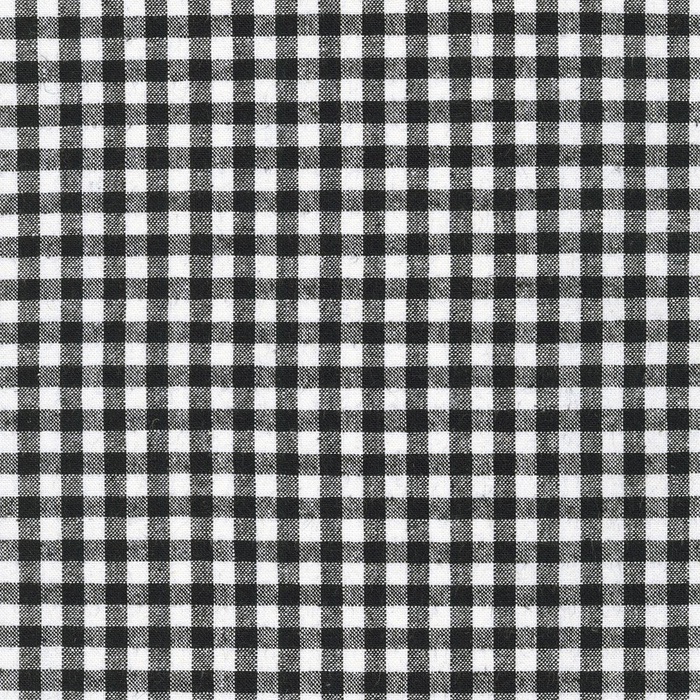Essex Yarn Dyed Linen/Cotton Gingham / Black