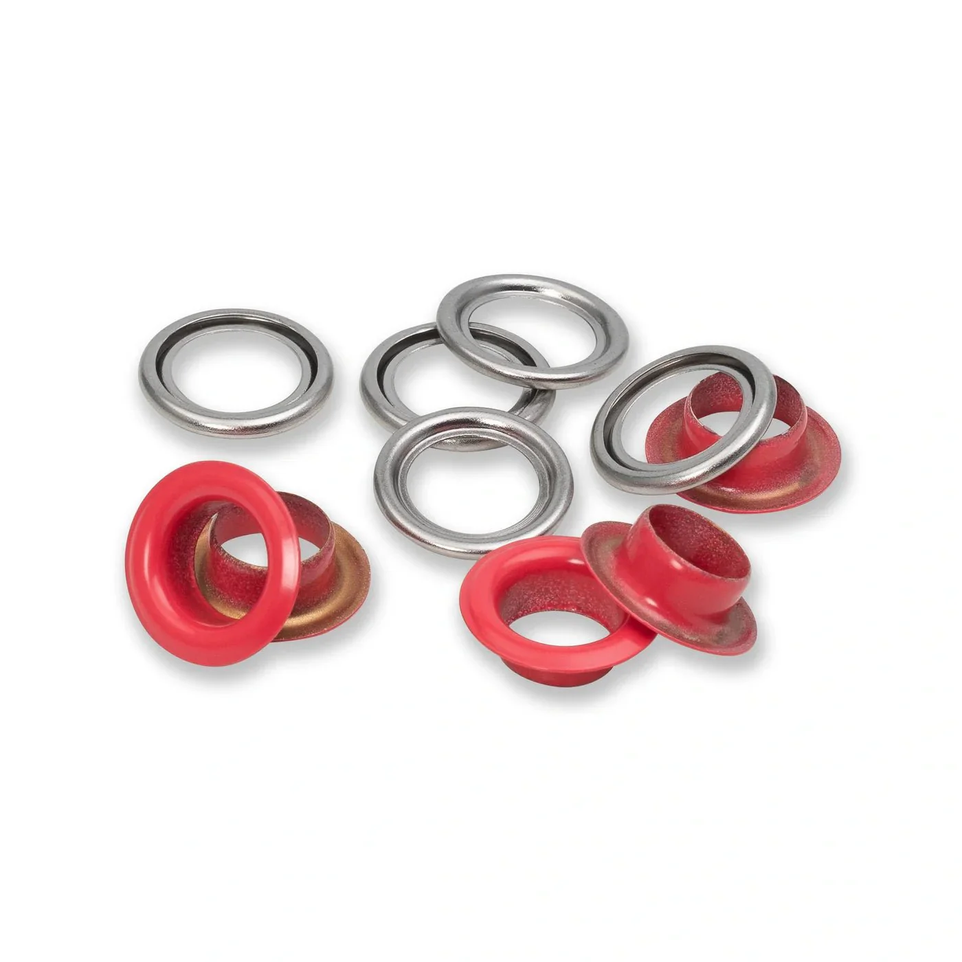 Eyelets with Washers 11 mm 20pc / Red