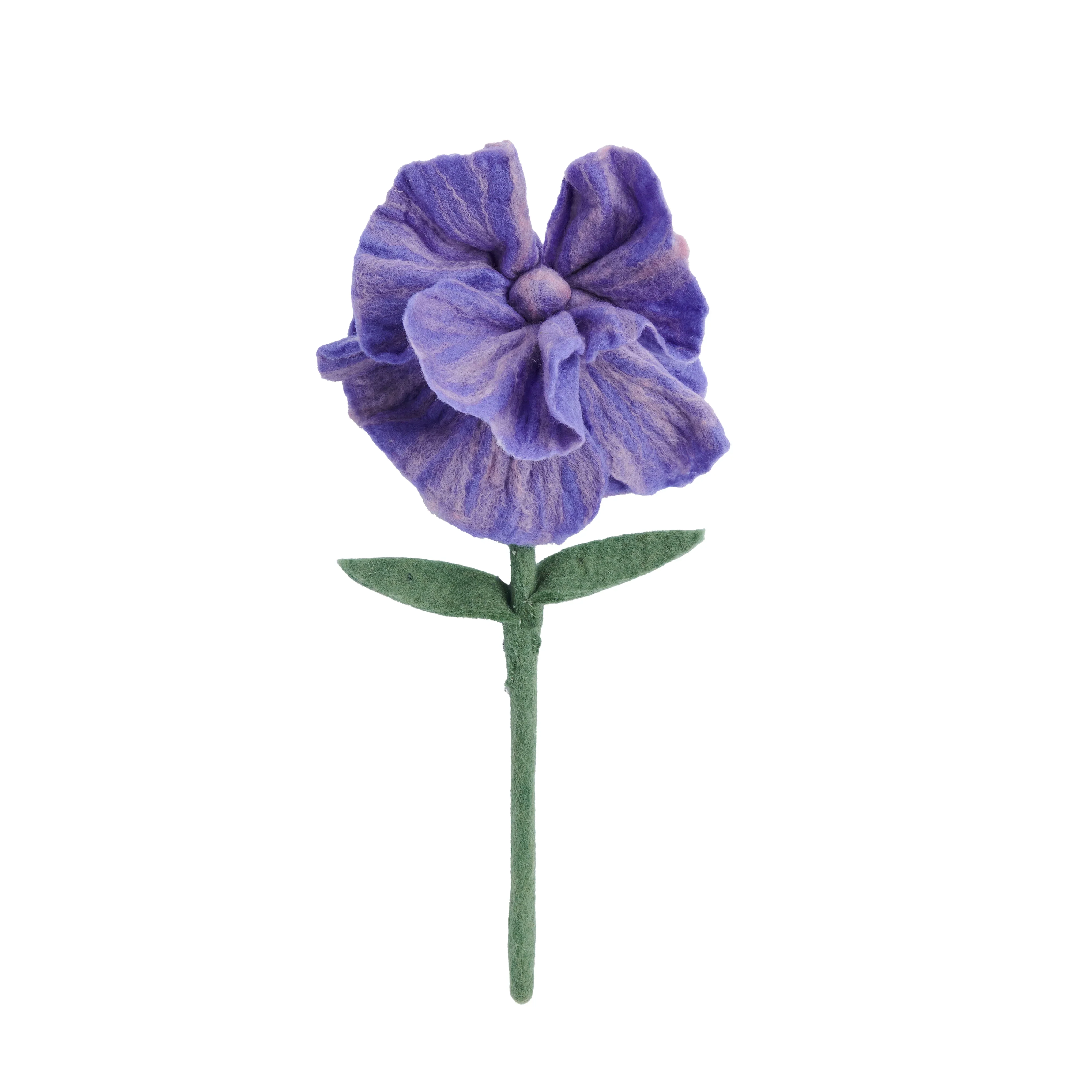 Felt Iris Flower Violet