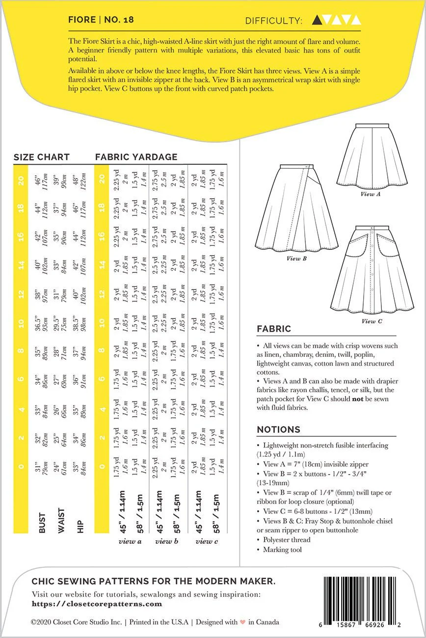 Fiore Skirt / Printed Pattern - Image 2