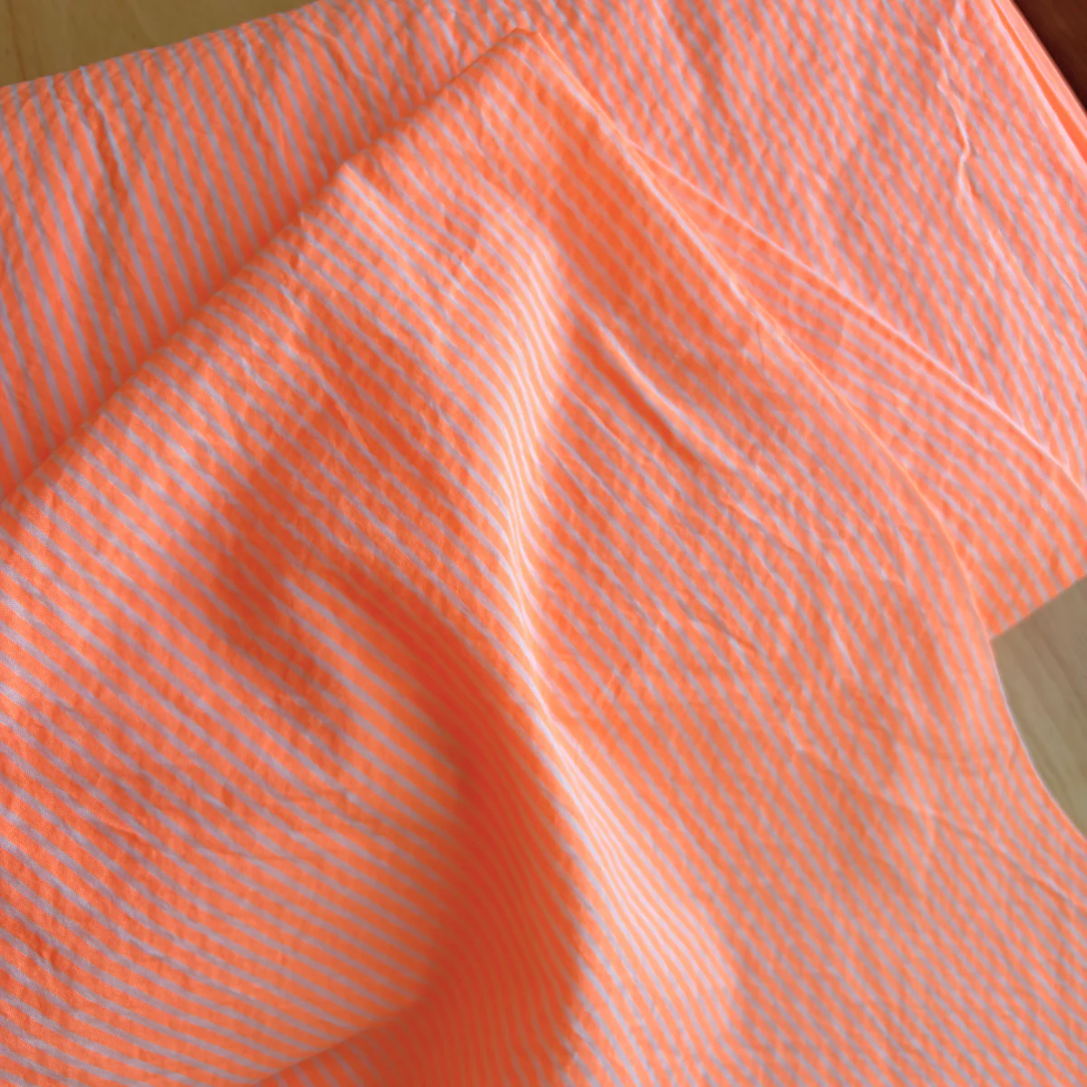 Flare Mini Striped Poplin / Apricot