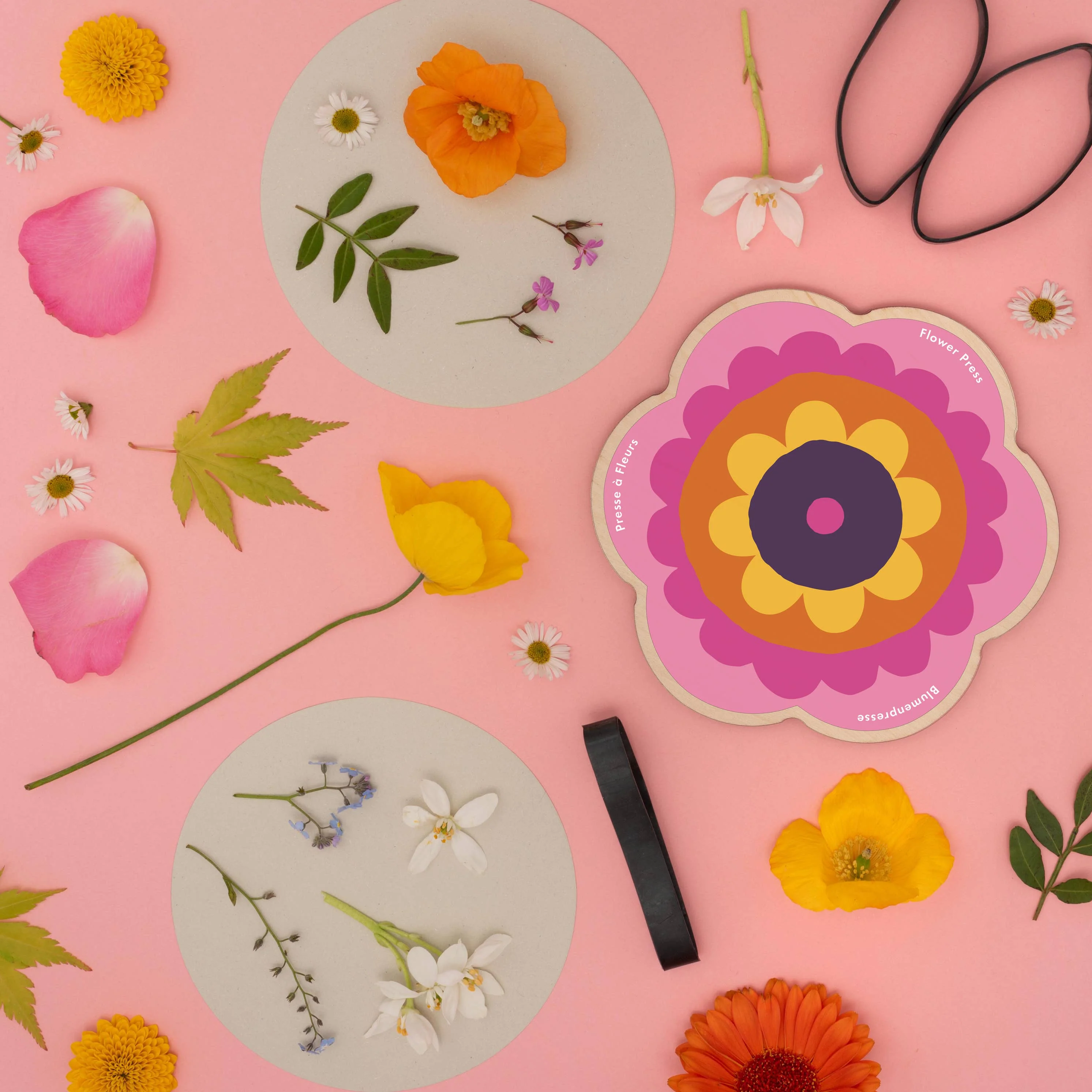 Flower Shaped Press - Pinks & Yellows - Image 3
