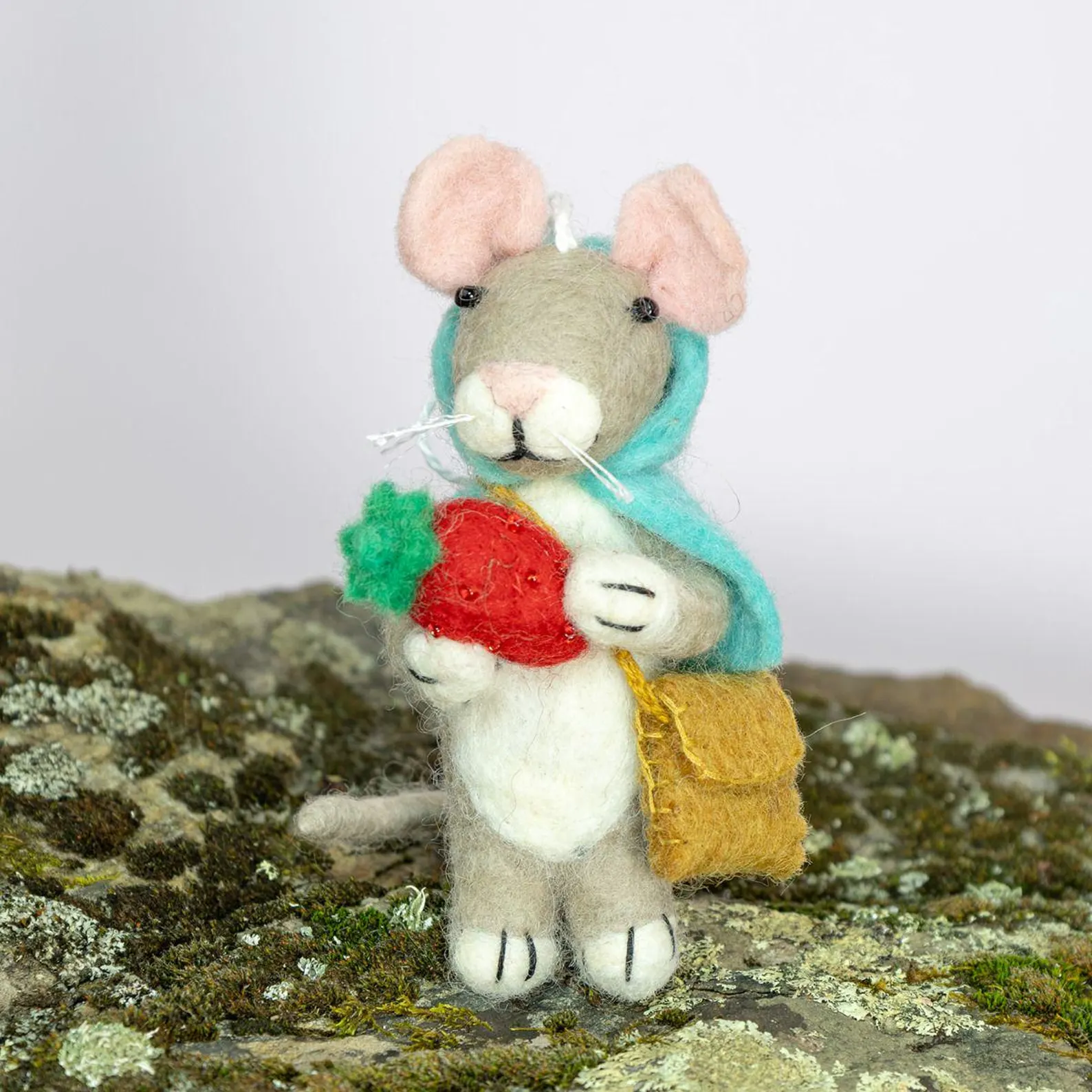 Foraging Mouse Ornament