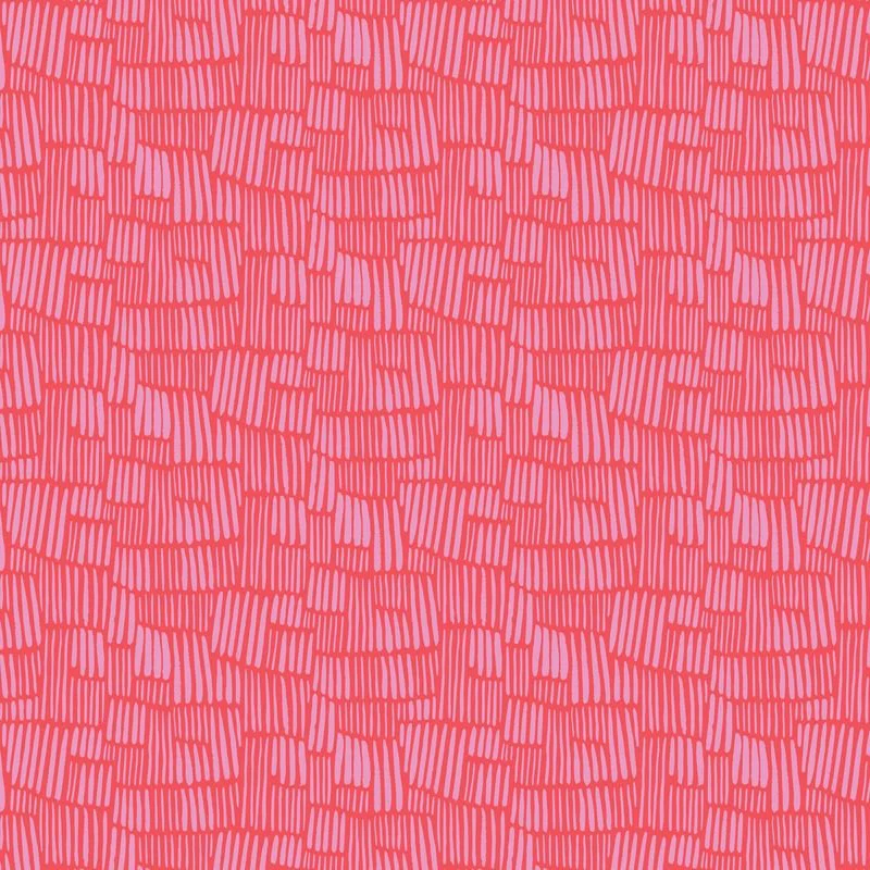 Forest Friends / Brush Lines / Red & Pink