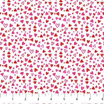 Forever Love / Mini Hearts / White Multi