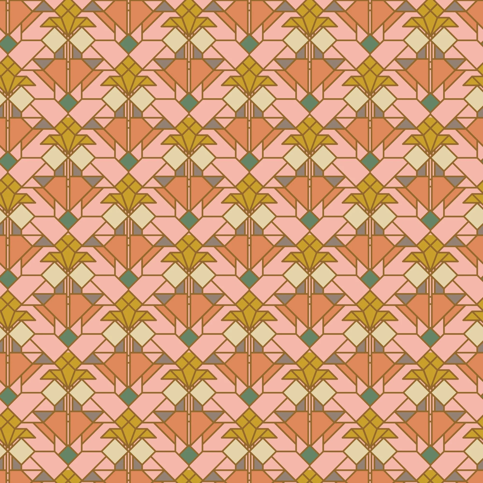 Frank Lloyd Wright / Coonley Tulip / Earth