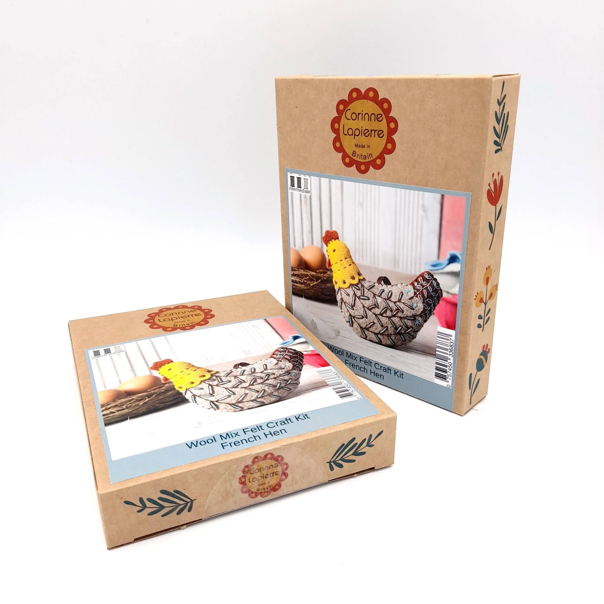 French Hen Felt Craft Mini Kit - Image 4