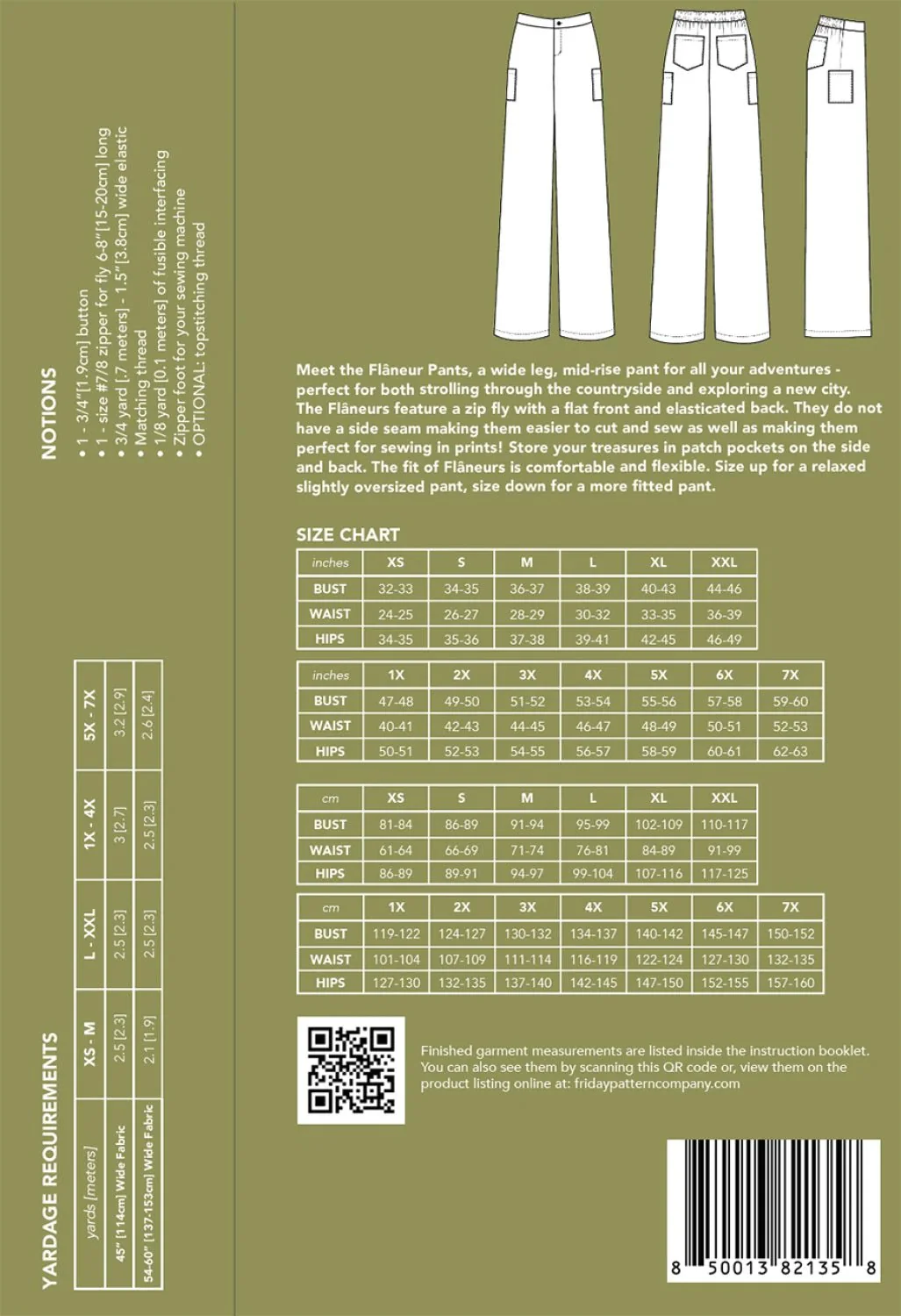 Flâneur Pants / Printed Pattern - Image 2