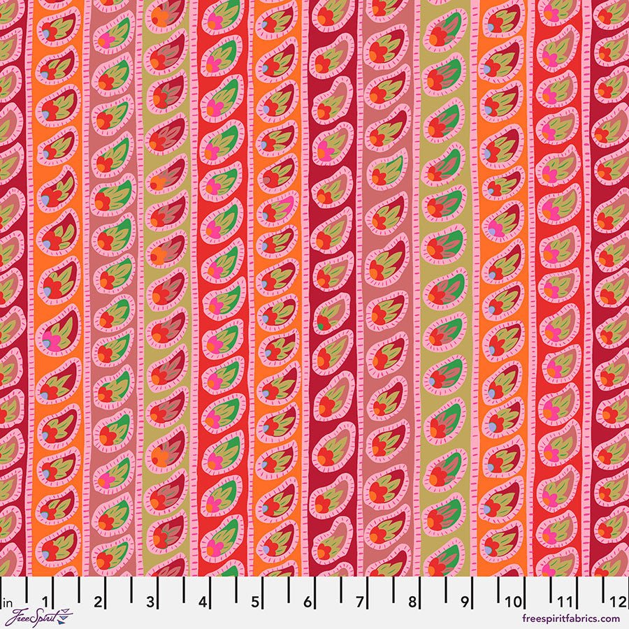 From the Archives / Paisley Stripe / Red