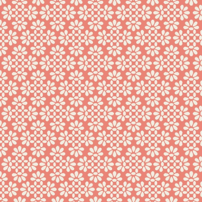 Garden Reverie / Eyelet / Coral