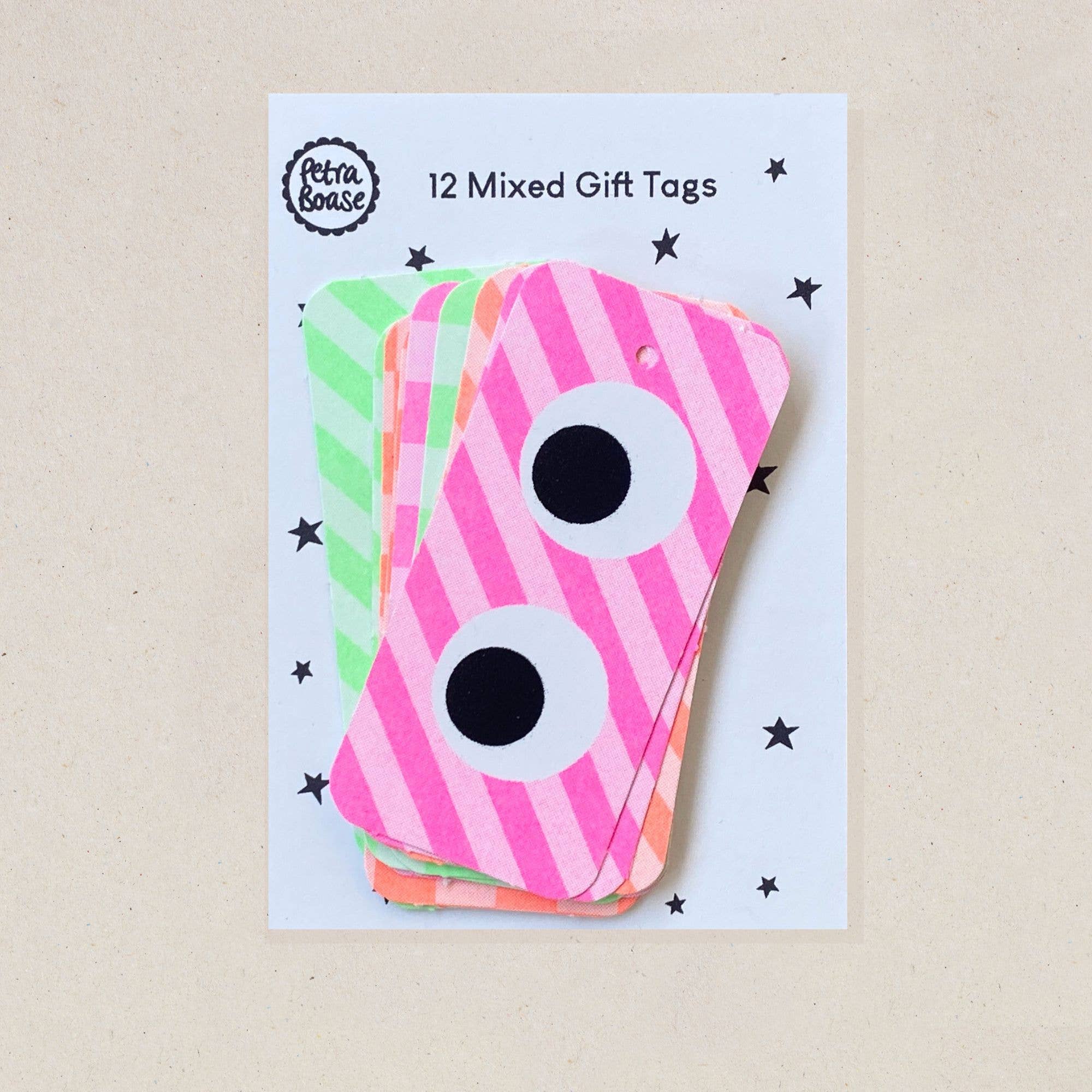 Gift Tags Set of 12 - Googly Eyes - Image 3