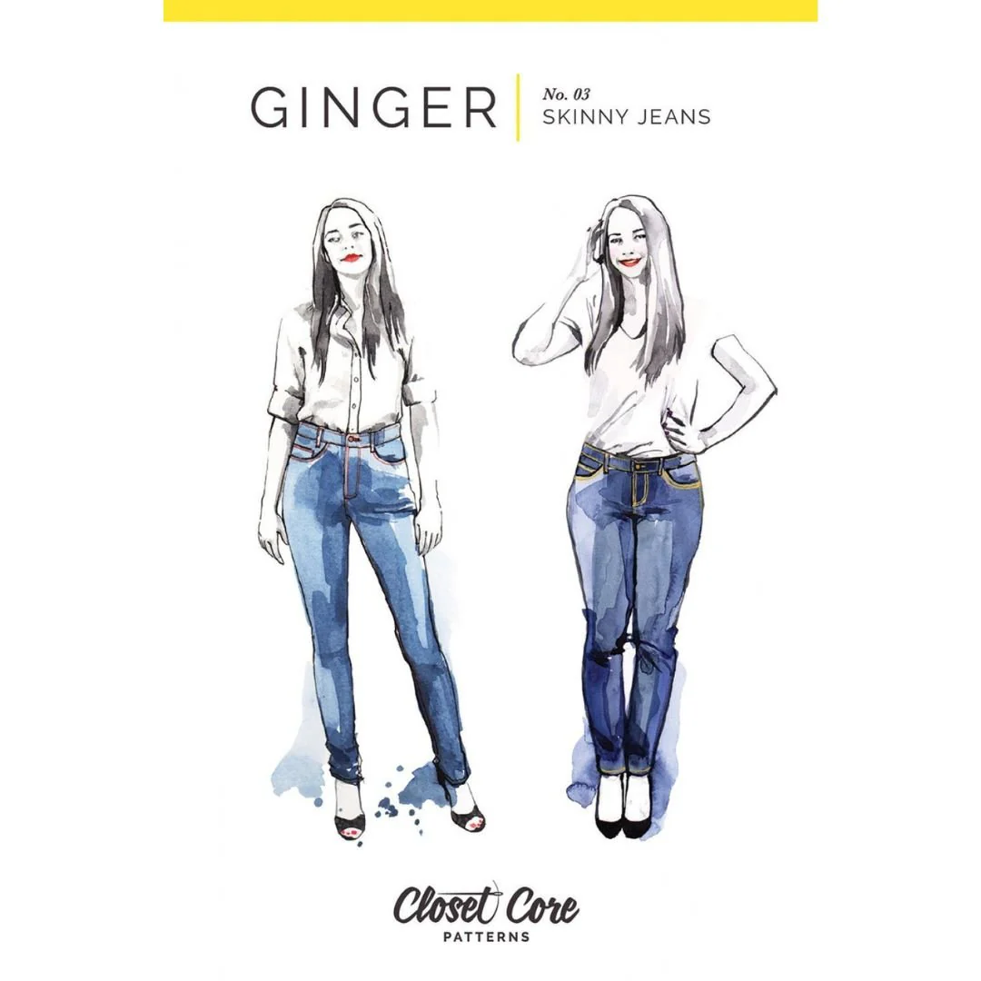 Ginger Skinny Jeans / Printed Pattern