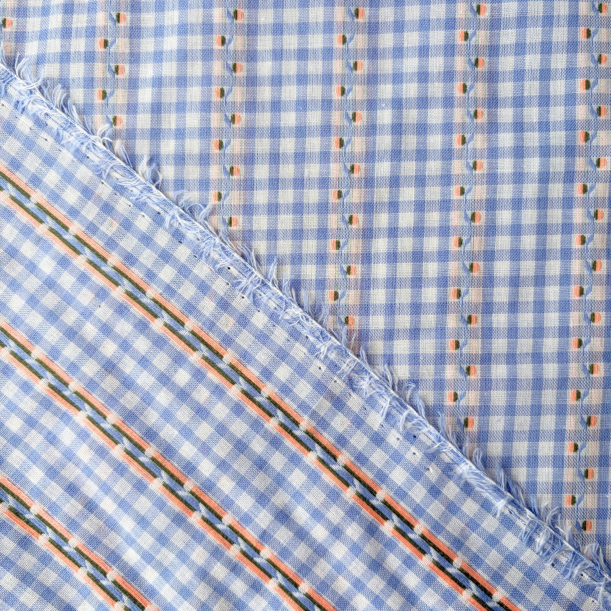 Meadow Picnic Gingham / Light Blue - Image 2