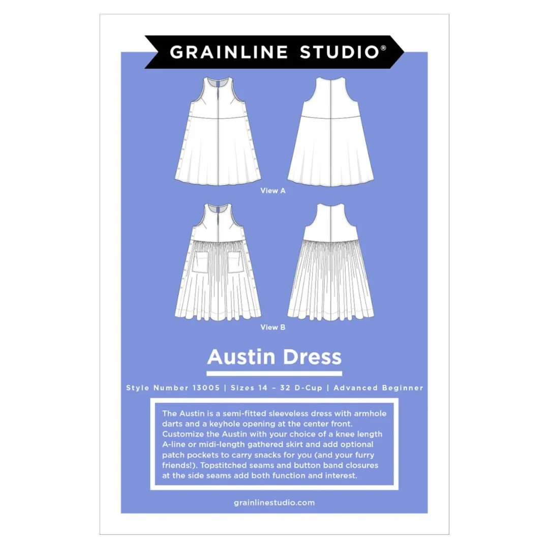 Austin Dress / Curvy / Printed Pattern