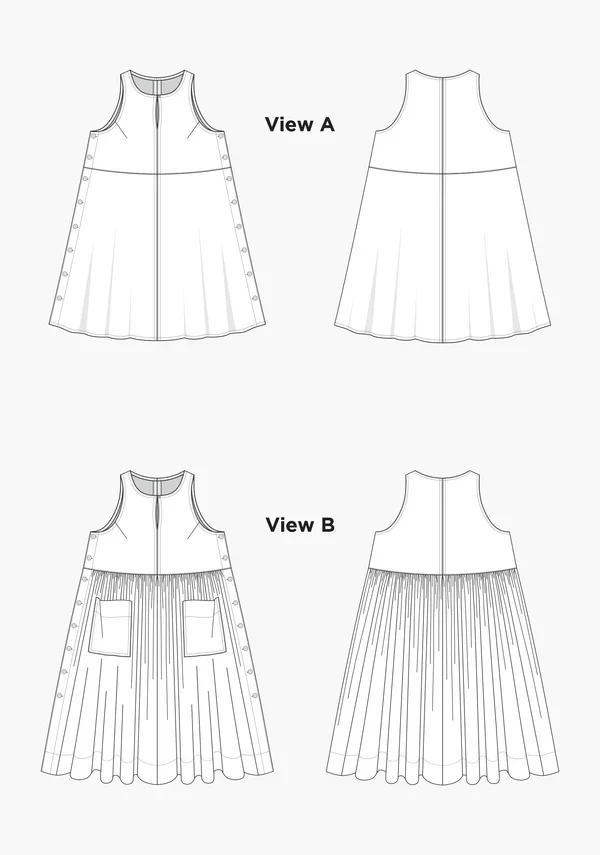 Austin Dress / Curvy / Printed Pattern - Image 3