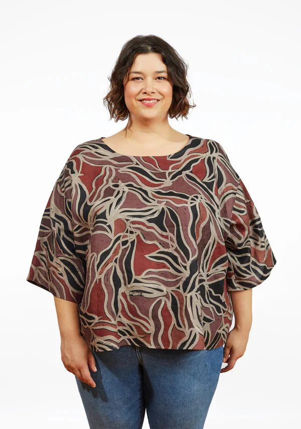 Corin Top / 14 - 32 / Printed Pattern - Image 7