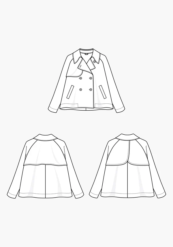 Cortland Trench / Standard / Printed Pattern - Image 3