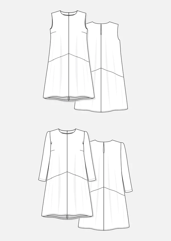 Farrow Dress / Curvy / Printed Pattern - Image 3